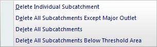 DeleteSubcatchments