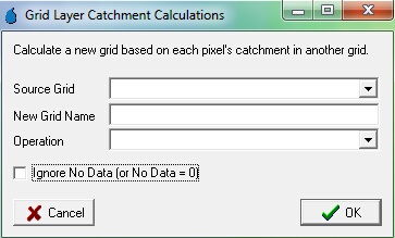 GridCatchmentCalulations