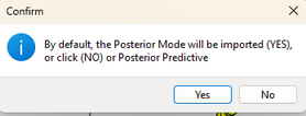 Select Posterior Mode