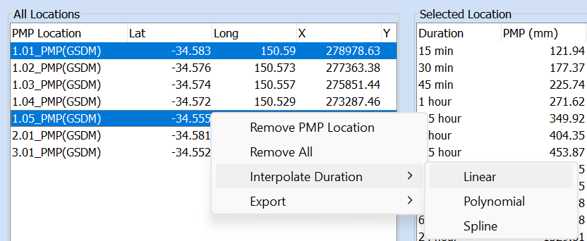 Interpolating a duration (eg 12 hour)